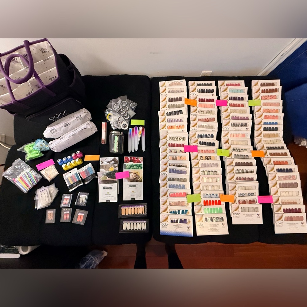 💅 Color Street Destash — 110 Full Sets + 6 Pedi + 62 Twosies + Supplies Bundle!